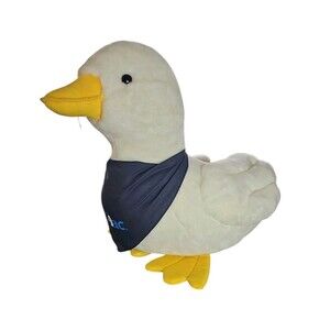Giant 20"x23" AFLAC Duck w/ Bandana Huge Plush Stuffed Animal JUMBO Talks Sound